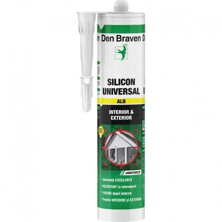 Silicon universal alb Den Braven 280 ml Reducere
