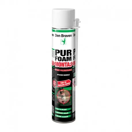 Spuma poliuretanica extra Den Braven manuala 300 ml Ieftin