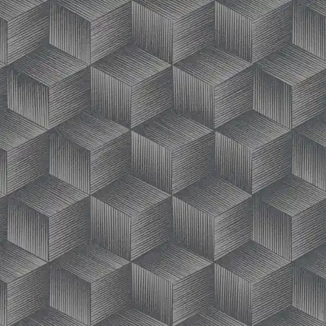 Tapet abstract Cuburi gri inchis Cumpărături sigure