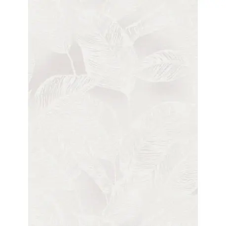 Tapet ecologic cu motiv vegetal alb-gri Reducere extra