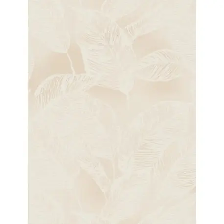 Tapet ecologic cu motiv vegetal crem Reducere extra