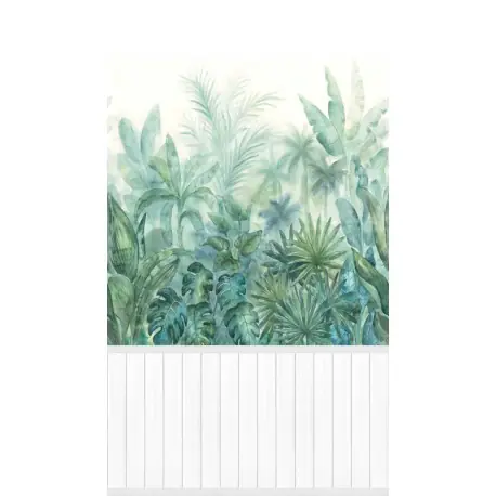 Fototapet cu soclu Frunze tropicale Ieftin