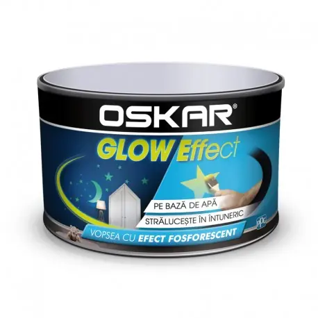 Doar azi Vopsea cu efect fosforescent Oskar Glow Effect 0.33L