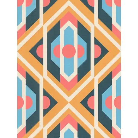 Tapet Retro geometric 5314 Cumpără online