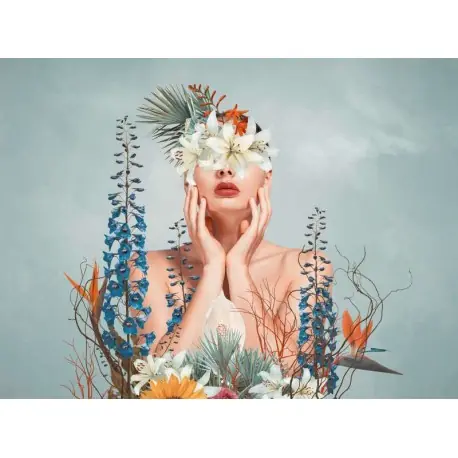 Reducere de preț Fototapet Glamour cu flori
