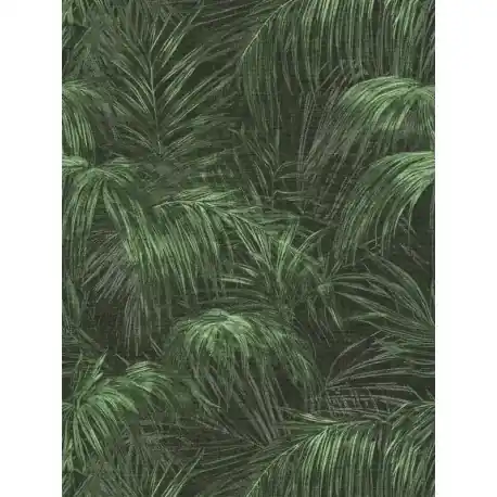 Tapet texturat Trestii negru-verde Lichidare de stoc
