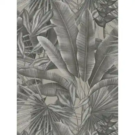 Livrare rapidă Tapet Jungla tropicala gri