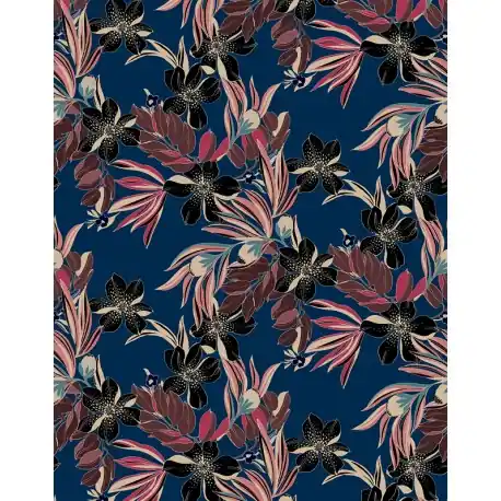 Reduceri Fototapet design floral Smart Art albastru