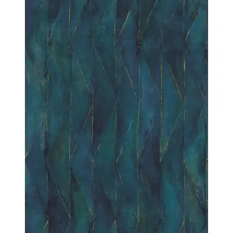 Retur ușor Fototapet abstract geometric Smart Art albastru