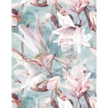 Livrare expres Fototapet floral Crini albi Smart Art