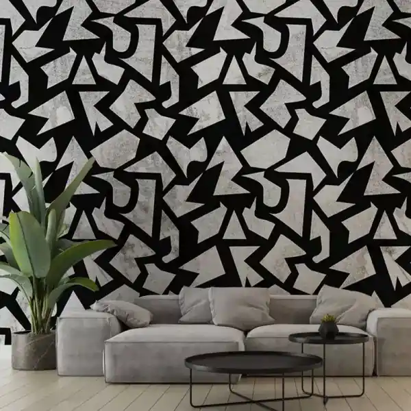 Disponibil imediat Tapet Geometric Grunge
