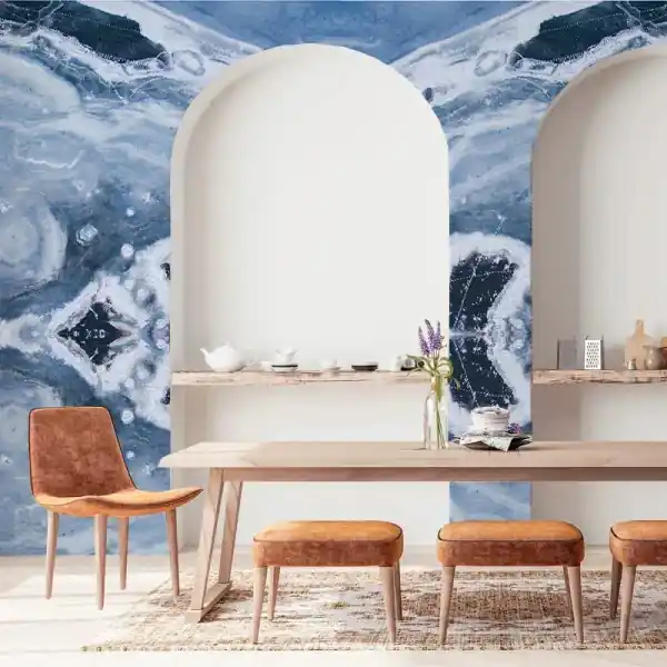 Tapet Blue Marble Discount