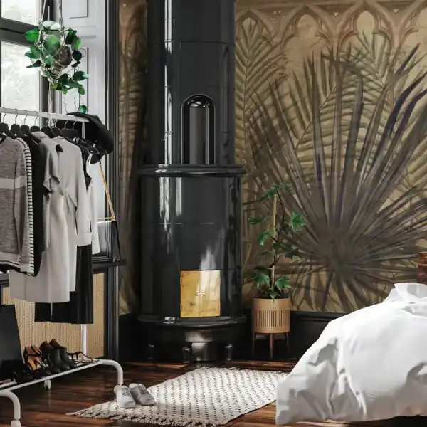 Premium Tapet Sepian Palms