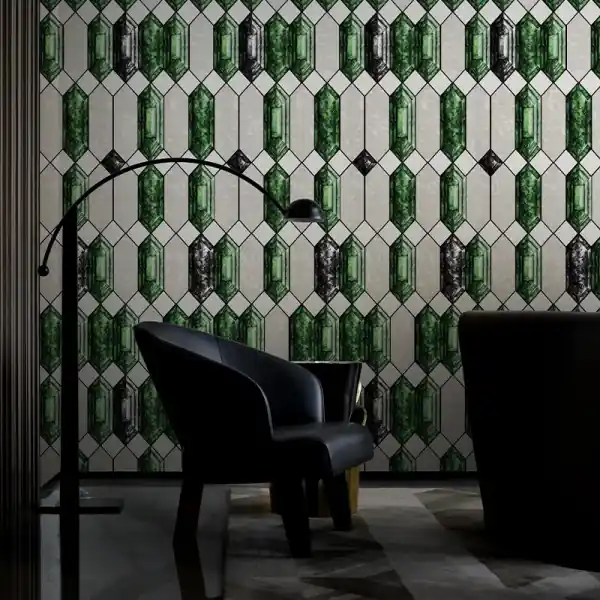 Ofertă specială Tapet Emerald chimes