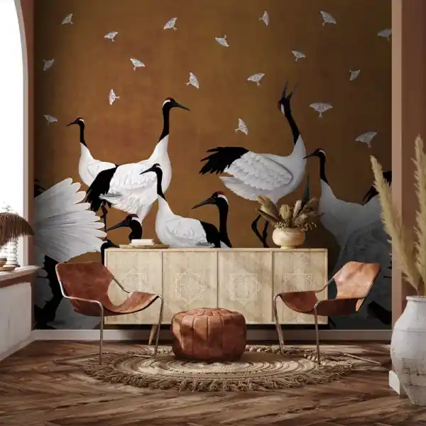 Tapet Grus Japonesis in Ochre Bestseller
