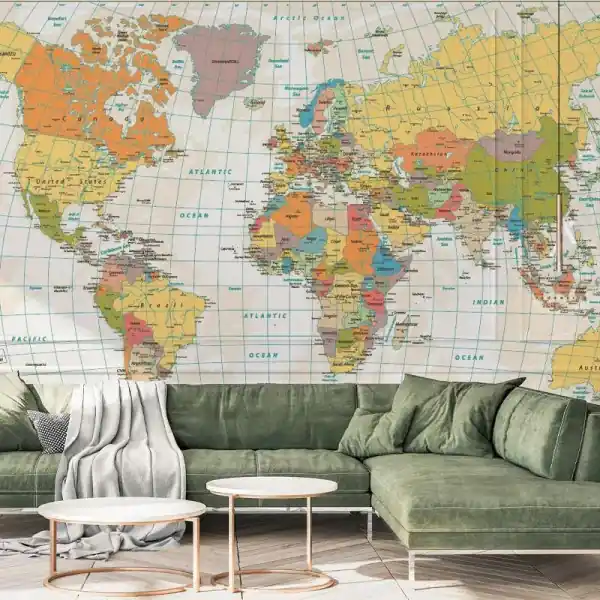 Livrare expres Tapet Colorful World