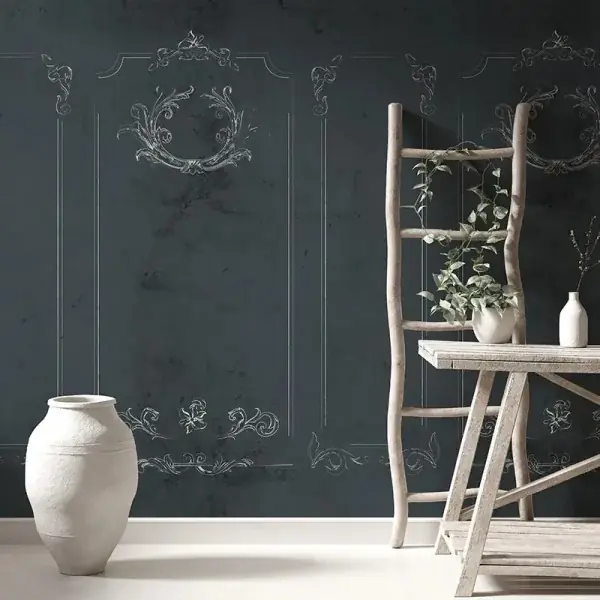 Tapet Brindille Stucco Dark Ofertă de sezon