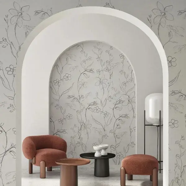 Tapet Fine Intaglio White Paper Nu rata
