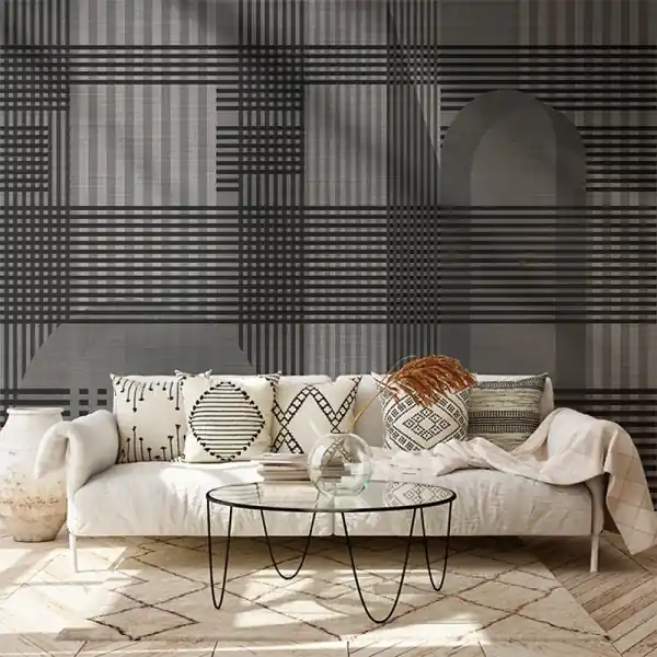 Tapet Taffy Grey Tartan Vezi acum