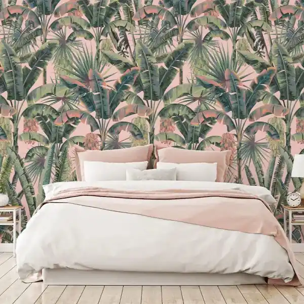 Preferatul clienților Tapet Blush Groove in Coral
