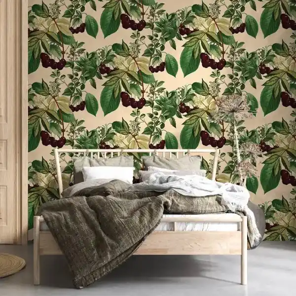 Premium Tapet Cherry Context