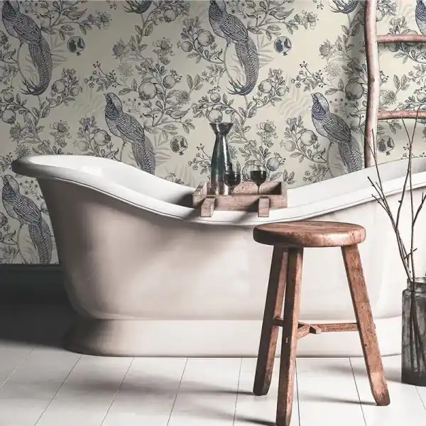 Tapet Pomegranate Garden In Cobalt Reducere extra