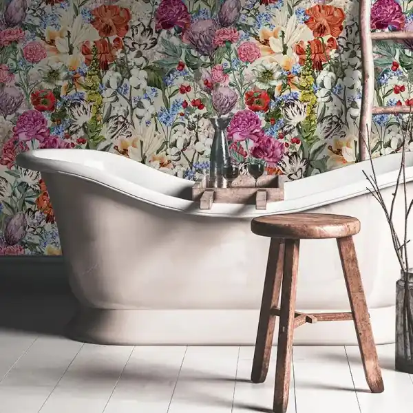 Tapet Primavera Flowers (Cream) Ieftin