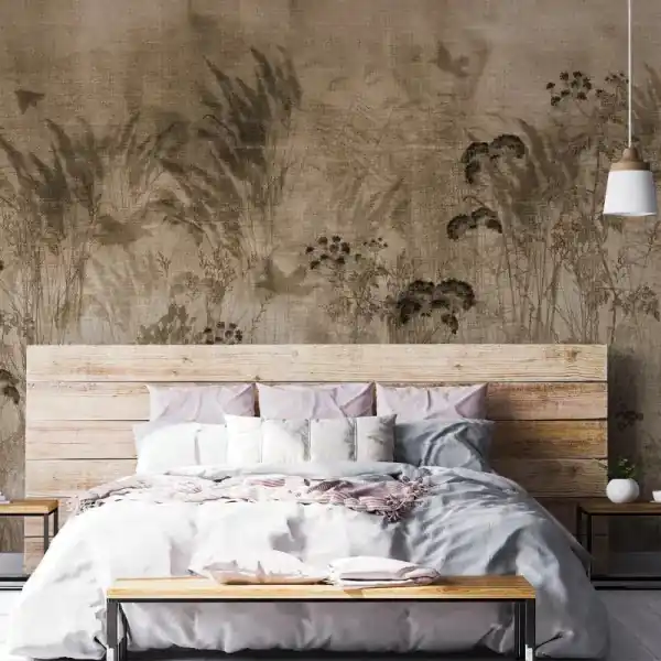 Tapet Bright Greenery Sepia Reduceri