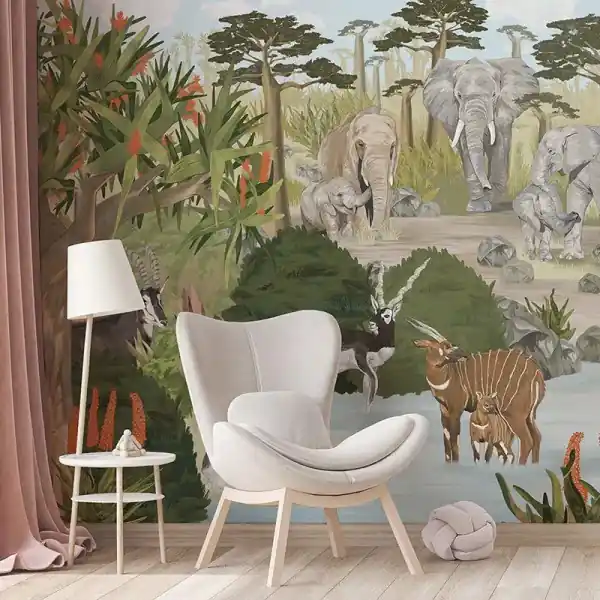 Tapet Wonderful Wilds in Color Discount
