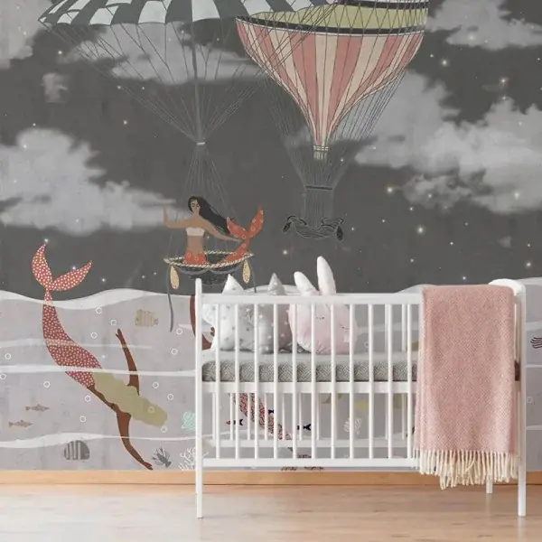 Tapet Can Mermaids Fly Plată sigură