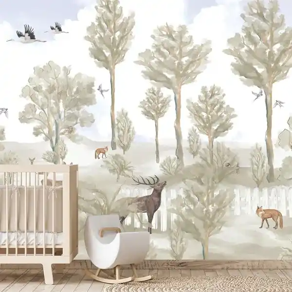 Tapet Fawn forest Livrare expres