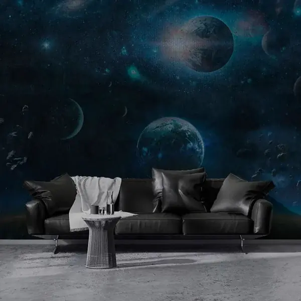 Ieftin Tapet Blue Universe