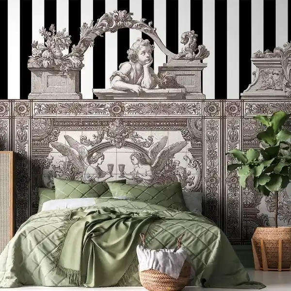 Preț redus Tapet Opulent Friezes cream