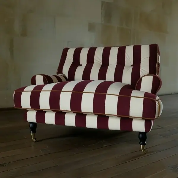 Fotoliu Bona Strisce Burgundy Ieftin