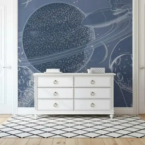 Tapet The Outer Space Blue Preț promoțional