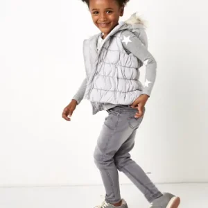 Reducere Pantaloni tip Jeans Gri