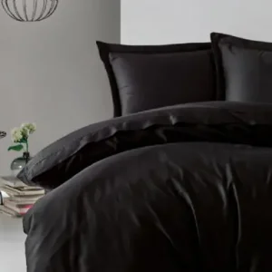 Reducere de preț Lenjerie Elegant Negru (Satin Deluxe)