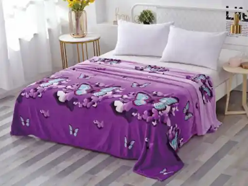 Comandă acum Patura Cocolino Purple Butterfly 200x230 cm