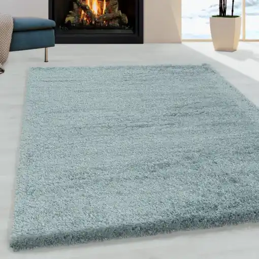 Covor Fluffy Albastru 140x200 cm Popular