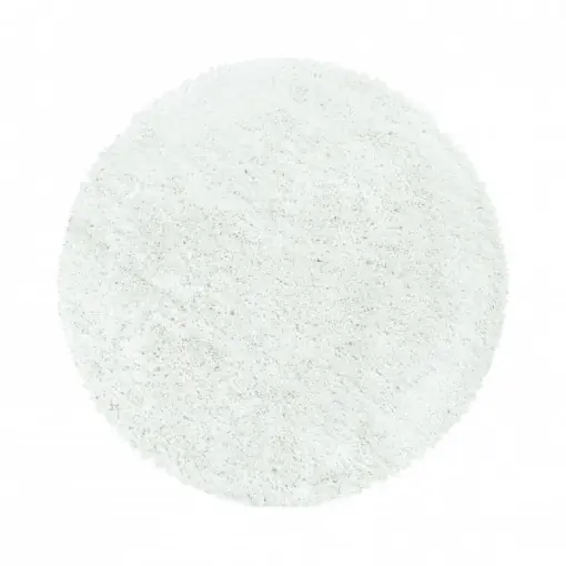 Covor Fluffy Alb 120x120 cm Plată securizată