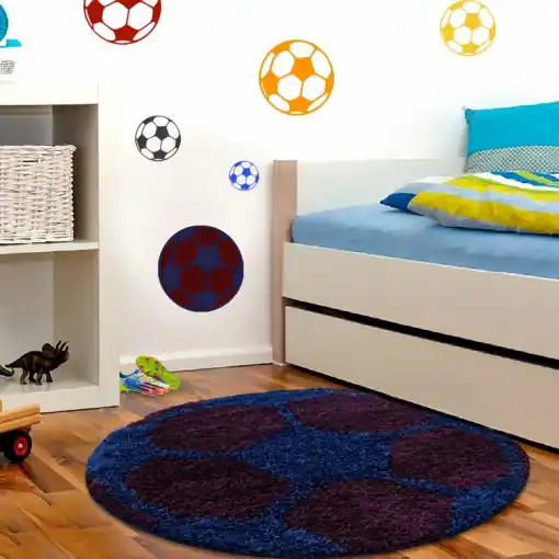 Covor Fun Bleumarin 100x100 cm Preț promoțional