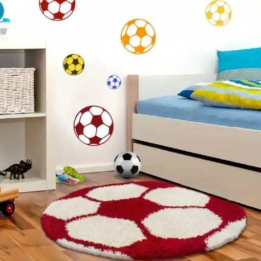 Covor Fun Rosu 120x120 cm Ofertă specială