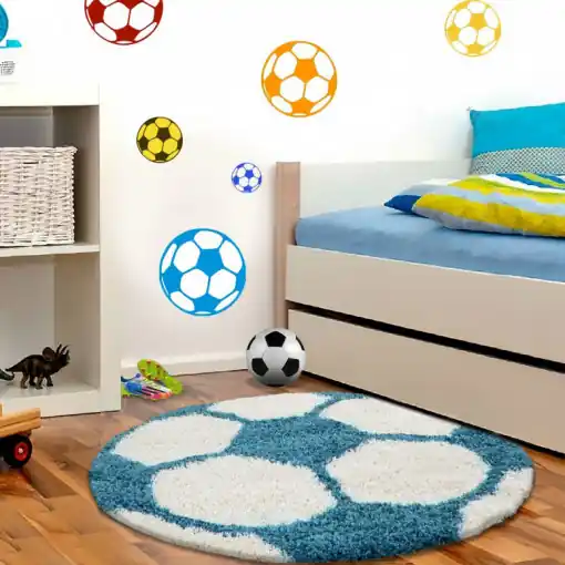 Chilipir Covor Fun Turcoaz 120x120 cm