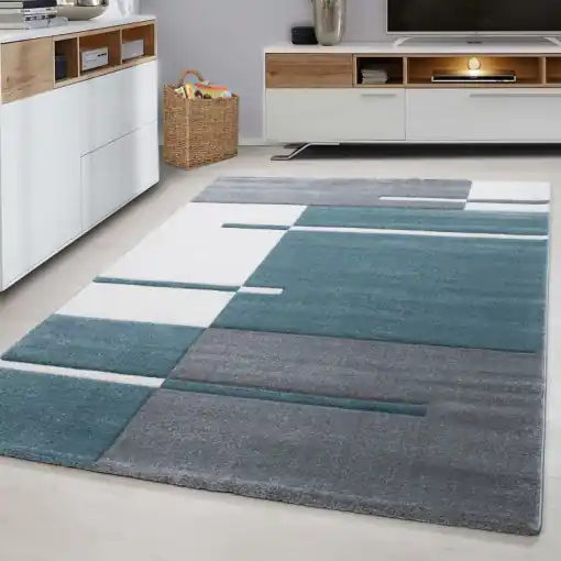 Covor Hawaii Albastru V1 120x170 cm Premium
