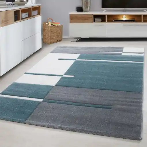 Covor Hawaii Albastru V1 200x290 cm Plată sigură