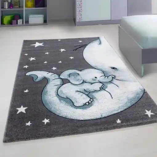 Cel mai vândut Covor Kids Albastru V3 80x150 cm