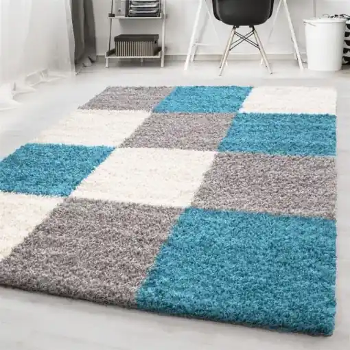 Covor Life Turcoaz V2 80x150 cm Plată securizată