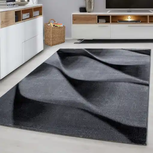 Covor Parma Negru V3 80x300 cm Doar azi