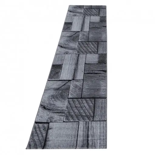 Covor Parma Negru V5 80x300 cm Disponibil imediat