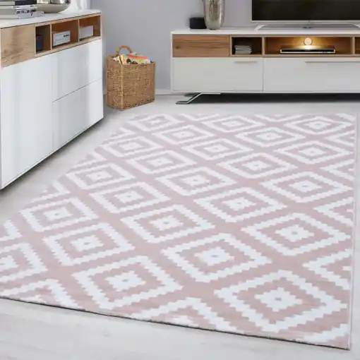 Covor Plus Roz V2 200x290 cm Expediere rapidă